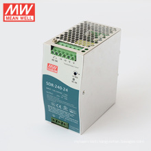 MEANWELL UL CUL TUV GL CB CE 240W 24V 10A Din Rail Power Supply SDR-240-24 with PFC Function